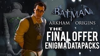 Batman Arkham Origins  The Bowery  All Enigma Datapacks  Extortion Files Locations [upl. by Slifka]