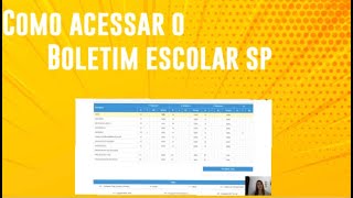 Como acessar Boletim Escolar  SED [upl. by Ibbor]