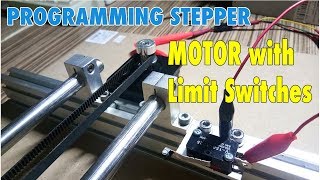 Control Stepper Motor with Limit Switches  Arduino Programming [upl. by Yenreit]