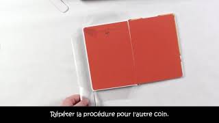 Comment recouvrir un livre à coins ronds [upl. by Ataner]