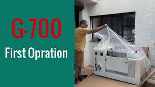 Harvey G700 Unboxing and first operation [upl. by Isus]