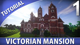 Minecraft  How to Build a Victorian Mansion Part 19 [upl. by Dario]