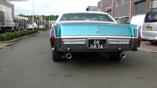 CADILLAC DE VILLE V8 Straight pipes Exhaust VERY LOUD system by Maxiperformance [upl. by Judas]