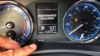 TOYOTA COROLLA  ODOMETER AND TRIPMETER CONTROLS [upl. by Mik]