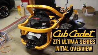 Cub Cadet ZT1 Ultima Series Initial Overview [upl. by Katharyn]