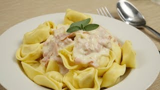 Schinken Sahne Soße für PastaGerichte  5 Minuten Rezept [upl. by Assiram]