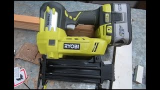 Ryobi 18v nail gun [upl. by Any]