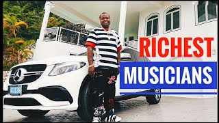 TOP 10 RICHEST MUSICIANS IN JAMAICA AND THEIR NEW WORTH [upl. by Oneladgam]