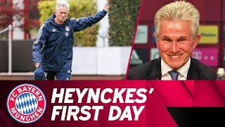 Jupp Heynckes is back  His quotFirstquot Day at FC Bayern [upl. by Aem]