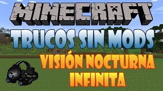 25 Como Tener Visión Nocturna Infinita Sin Usar Pociones  Minecraft 18  Trucos Sin Mods [upl. by Lajet728]