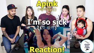 MV Apink에이핑크  Im so sick1도 없어  Reaction  Australian Asians [upl. by Trelu]