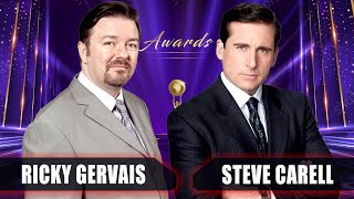 A Comedy Duos Award Show Antics Ricky Gervais and Steve Carell  𝐑𝐢𝐜𝐤𝐲 𝐆𝐞𝐫𝐯𝐚𝐢𝐬 [upl. by Afaw]