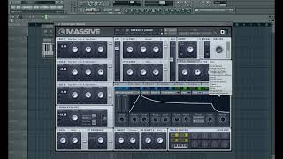 Lorn Acid rain tutorial Fl Studio  Massive [upl. by Ezar]