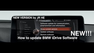 How To Update BMW iDrive Software latest version new video [upl. by Garson426]