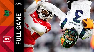 XFL Seattle Sea Dragons vs DC Defenders  Full Game [upl. by Aitak]