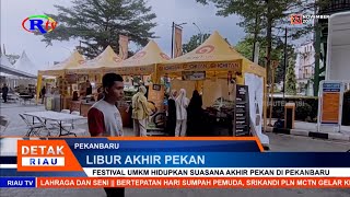 FESTIVAL UMKM HIDUPKAN SUASANA AKHIR PEKAN DI PEKANBARU [upl. by Barbabas]