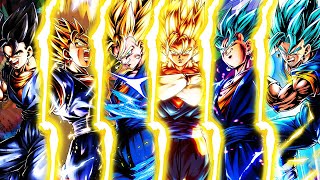 The FULL VEGITO Team in Dragon Ball Legends [upl. by Enifesoj]