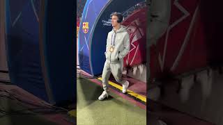 Pedris pregame snack 😋 fcbarcelona Pedri ChampionsLeague UCL shorts [upl. by Monaco]