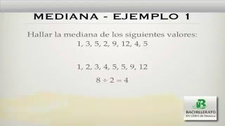 EJEMPLOS DE COMO SE CALCULA LA MEDIANA [upl. by Edelstein]