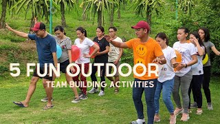 FUN OUTDOOR TEAM BUILDING ACTIVITIES  Youth Group Outdoor Party Games [upl. by Sirk840]