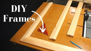 How to Make Picture Frames  Woodworking Tips and Tricks [upl. by Nikral]