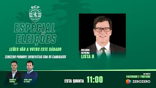 ESPECIAL ELEIÇÕES SPORTING  Entrevista a Ricardo Oliveira [upl. by Thackeray367]