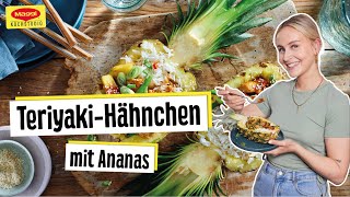 TeriyakiHähnchen mit Ananas [upl. by Ehcadroj811]