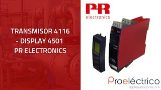 Configuración transmisor 4116  Display 4501 PR Electronics [upl. by Ma]