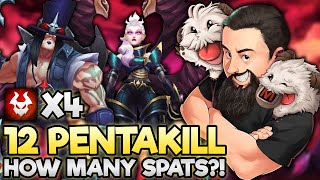 12 Pentakill  Youve Heard of 10 Pentakill  TFT Remix Rumble  Teamfight Tactics [upl. by Ahsenal]