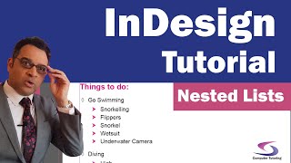 InDesign Tutorial Nested Lists [upl. by Viviyan373]