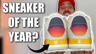 Air Jordan 3 x J Balvin Medellìn Sunset  Unboxing amp Review ITA [upl. by Seward]