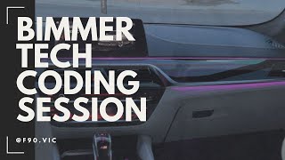 Bimmertech coding session review bmw bmwm5 bimmer f90 bimmertech coding [upl. by Ikkiv]