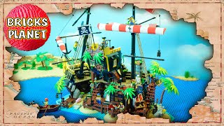 Pirates of Barracuda Bay 21322 LEGO Ideas  Stop Motion Review [upl. by Adabelle]