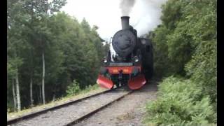 Steam locomotives Ånglok SJ E2 1122 tillverkat 1912 JÅÅJ Åmål 2008 Toreolsson [upl. by Grethel772]