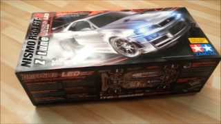 Tamiya TT01D  Nismo R34 GTR ZTune  Unboxing [upl. by Ruder]