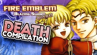 Fire Emblem 7 Blazing Sword Ironman Death Compilation [upl. by Arhas]