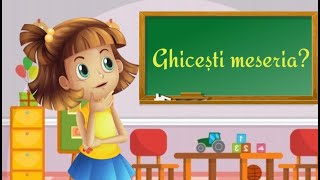 Ghicești meseria💁‍♀️❓ghicitori despre meserii [upl. by Regina]