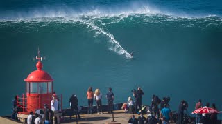 86 Feet  2621 Meters  Sebastian Steudtner Breaks Guinness World Record for Largest Surfed Wave [upl. by Annekim]