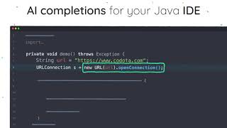 Codota  AI completions for your Java IDE [upl. by Una]