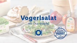 Vogerlsalat mit Granatapfel  erfrischend gut [upl. by Analaj]