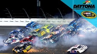 Big wreck claims 22 cars at Daytona [upl. by Nisaj443]