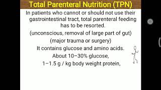 Total Parenteral Nutrition [upl. by Singband]