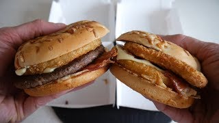 ASMR  Mukbang 먹방  Best McDonalds Burger  Big Rösti  Big Rösti Chicken [upl. by Ordisi]