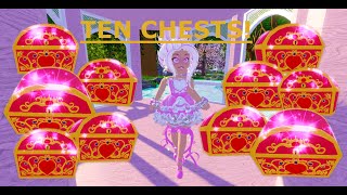 Royale High Chests  Divinia Park Feb 2020 [upl. by Radec]