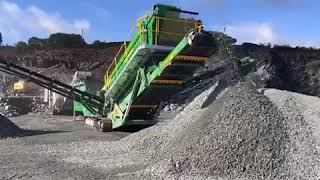 Metso LT106 Jaw Crusher amp McCloskey S190 Screener Working in Quarry [upl. by Becker807]