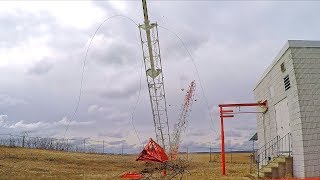 KCCO Guyed Tower  Controlled Demolition Inc [upl. by Nelsen566]