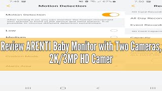 Review ARENTI Baby Monitor with Two Cameras 2K3MP HD Cameras5quot 720P ScreenApp ControlAuto Track [upl. by Formenti847]