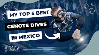 TOP 5 Best CENOTE Dives in Mexico [upl. by Ellinet]