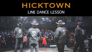 quotHicktownquot  Line Dance Lesson [upl. by Gavra805]