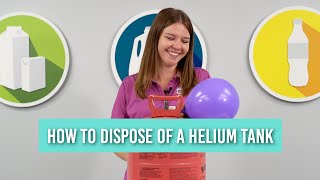 How to Dispose of a Helium Tank [upl. by Gathard]